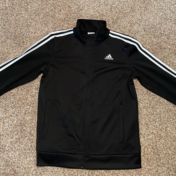 Adidas Black Track Jacket size large - Picture 1 of 1